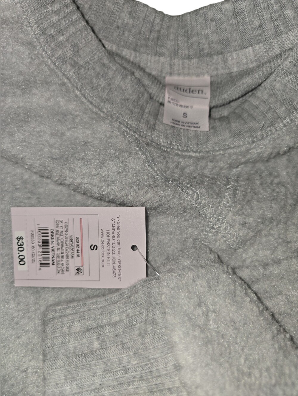 Womens Auden, Size Small, Grwy Sweater, Super Soft, NWT!!! - Picture 3 of 3